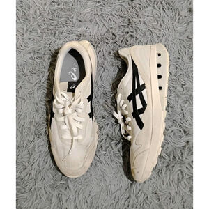 ASICS Jogger X81 Men Size 10.5 Retro Athletic Shoes White/Grey Smoke 1201A744